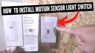 How To Install A Motion Sensor Light Switch