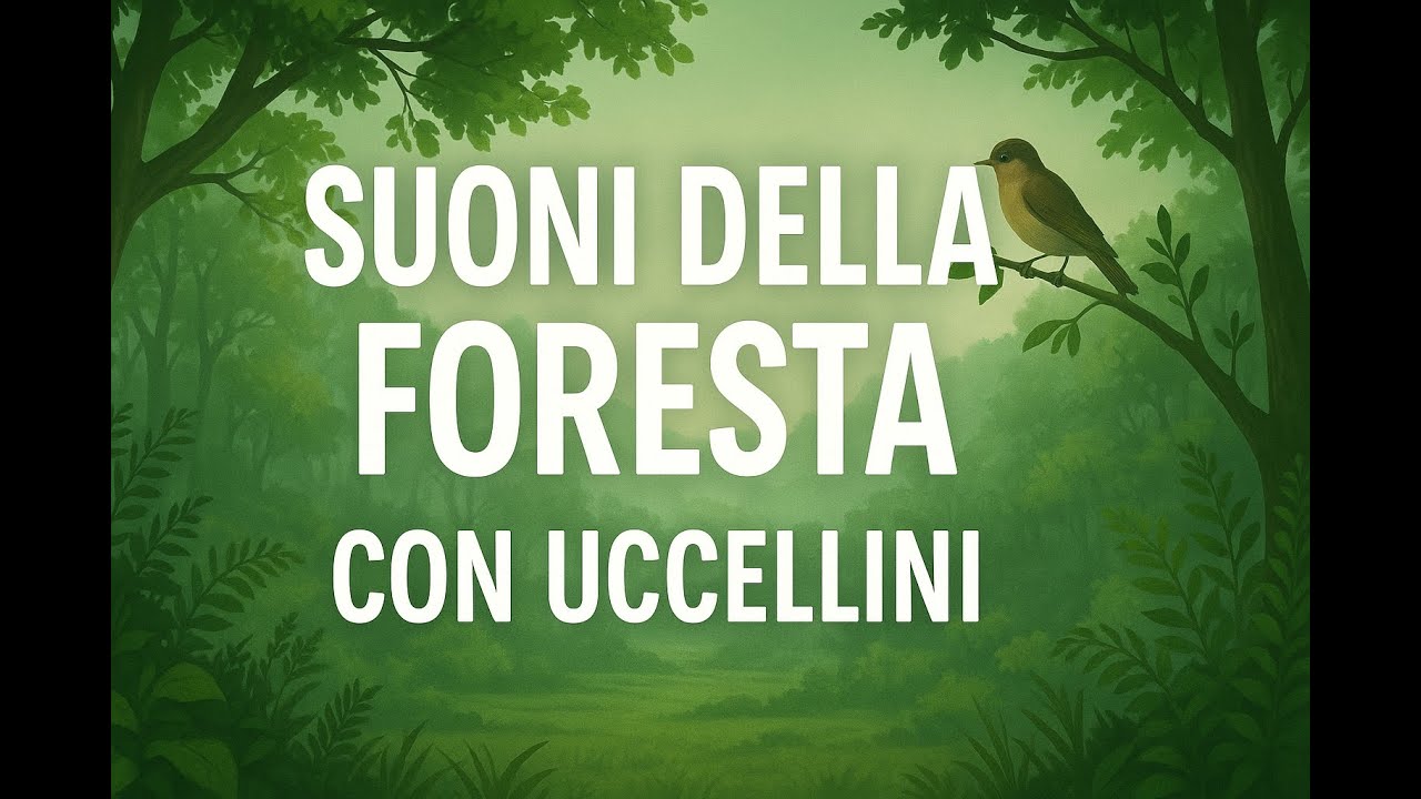 Suoni della Foresta con Canto degli Uccelli – 3 Ore di Relax, Natura e ...