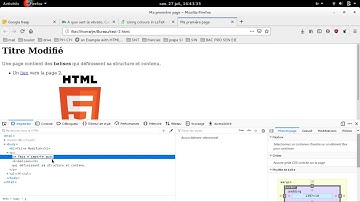 Inspecter un code HTML avec firefox et le modifier