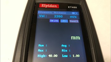 Ultrasound thickness gauge testing of platinum, silver, and other materials. (part 2) #ElpidanET400