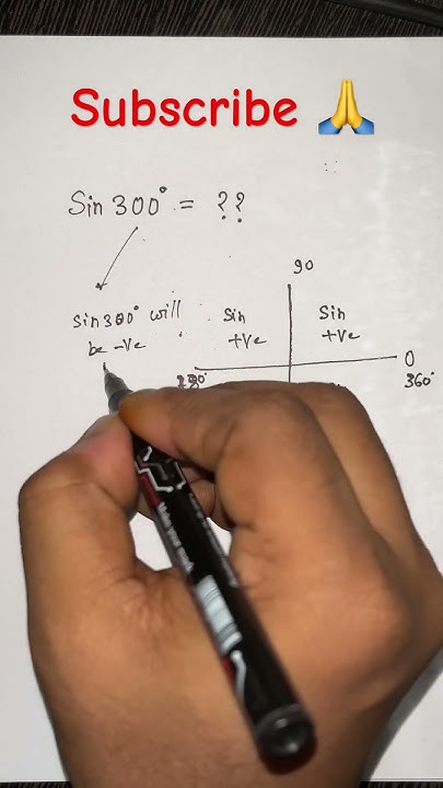 value-of-sin-300-degrees-trigonometry-maths-mathshorts-shortvideo