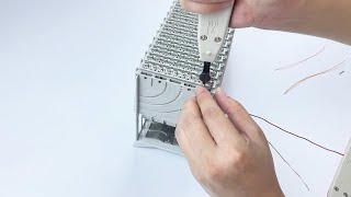 How to Use the 100 pairs MDF disconnection block 71 ?