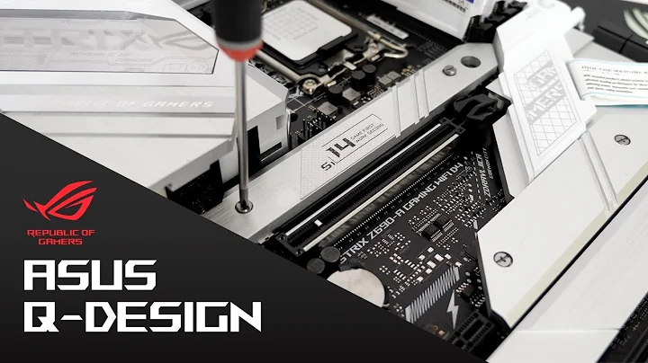 ASUS Z690 motherboard features that help you build your PC, faster, easier & simpler - ASUS Q-Design