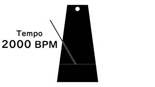 Metronome (Click) 2000 BPM - YouTube