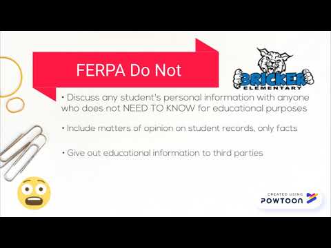 Understanding FERPA - Bricker Elementary School