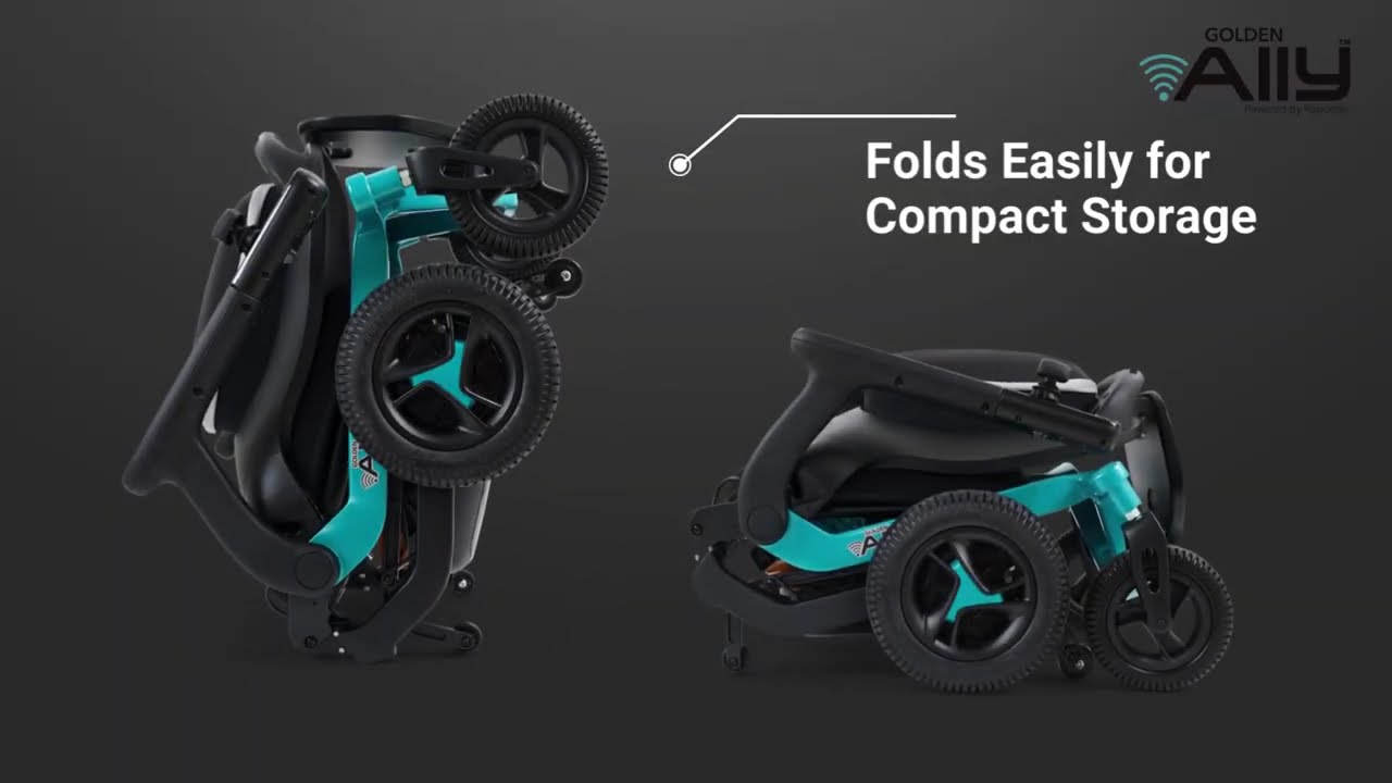Golden Ally Folding Power Wheelchair – Portable and Powerful Mobility