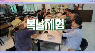치유숲모이라 복날체험(#치유숲모이라#치유#숲#모이라#임업후계자양성교육센터#임업#임업후계자#교육#순천#윤선박사#윤선박사현장TV)