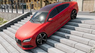 Cars vs Stairs #4 - BeamNG.Drive