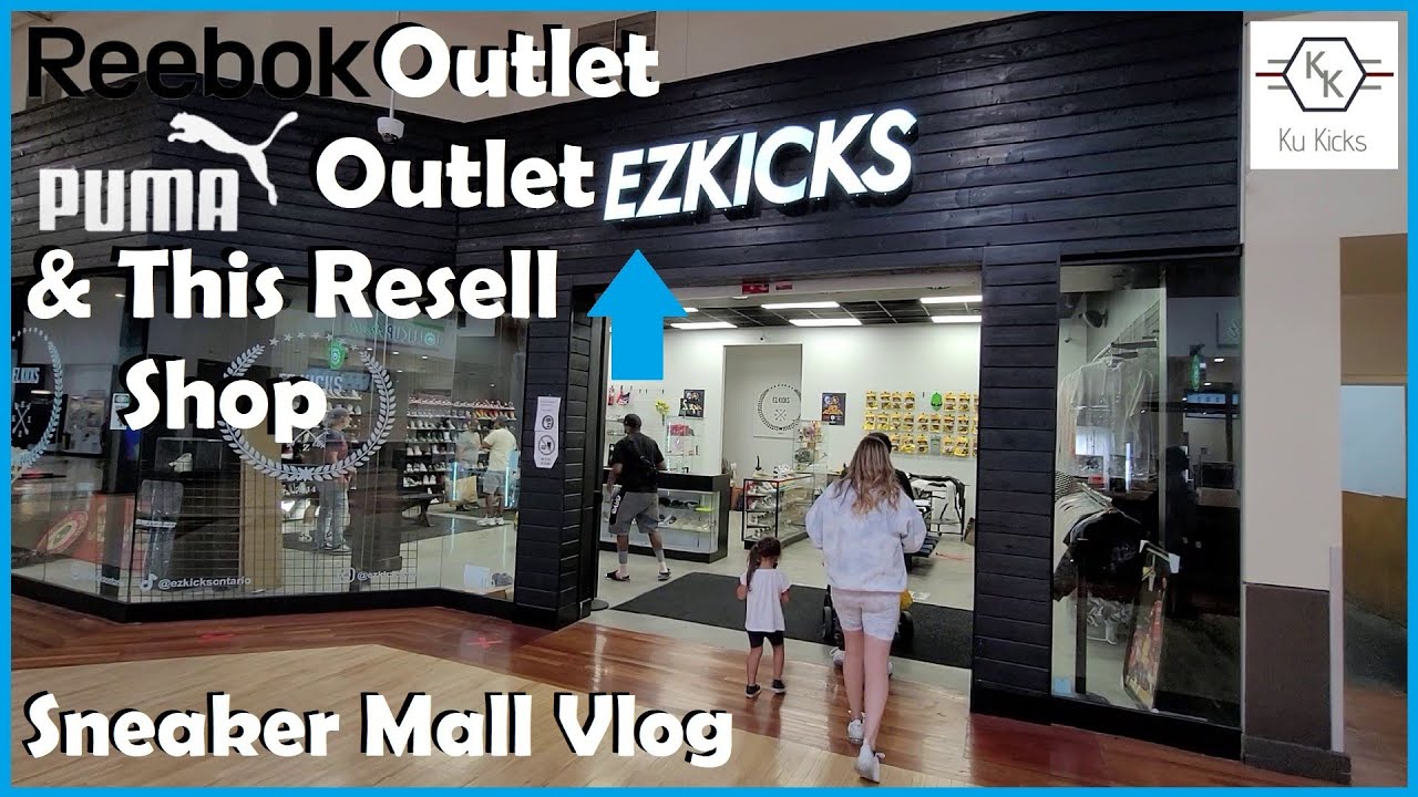 Reebok & Puma Outlet + Resell Shop @ Ontario Mills - YouTube