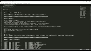 Make sublime awsome - installing material theme
