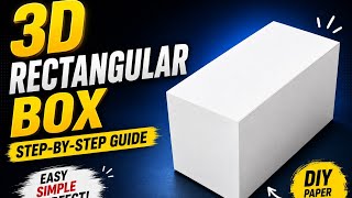 How to Make Origami Rectangle Box Easy - Paper Rectangular Box Tutorial