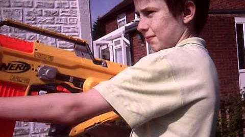 nerf stampede firing test by mr yermammy