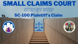 Small Claims Court Forms StepByStep: SC100 Plaintiff's Claim