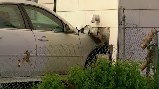 Driver crashes car into west Toledo house and hospitalized Tuesday