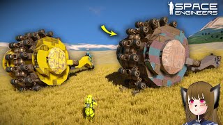 This Monotrack Vehicle is Utterly Hilariously Insane, Space Engineers