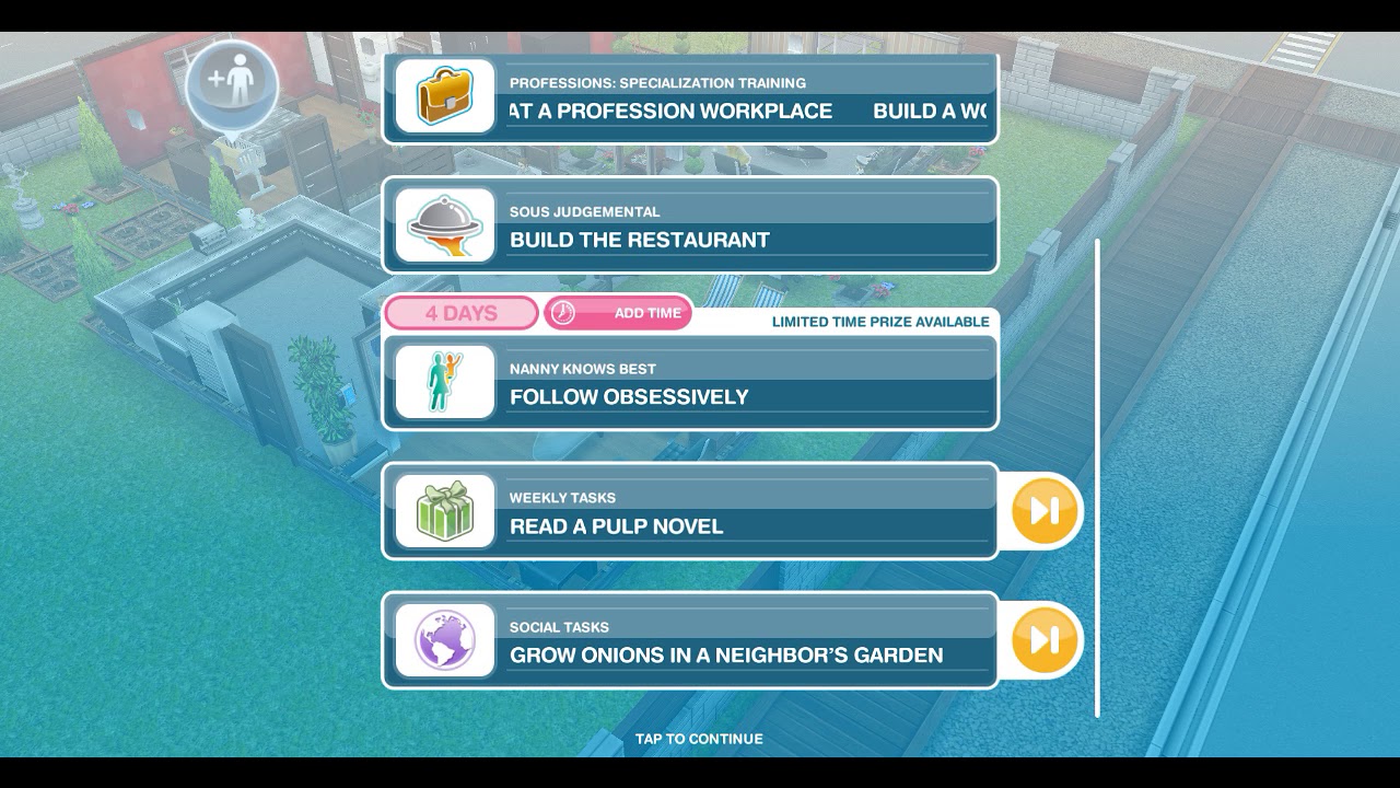 SIMS freePlay nanny knows best "FOLLOW OBSESSIVELY" YouTube
