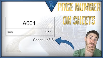 How to Add Page Numbers to Title Blocks | Revit