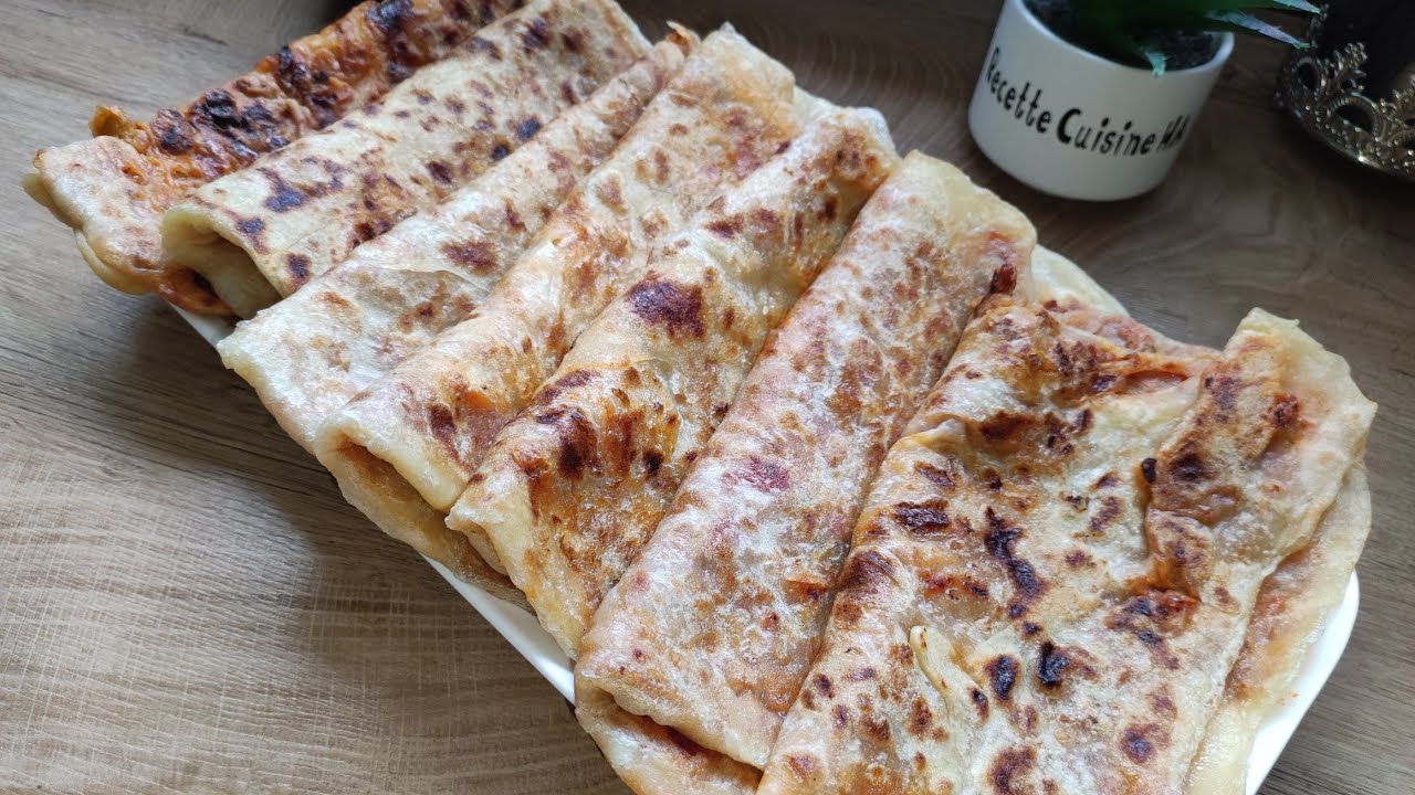 mhajebs / mahjouba et msemen  semoule fine recette algérienne #ramadan