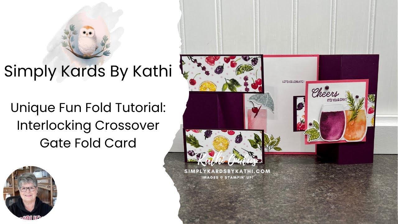 Unique Fun Fold Tutorial: Interlocking Crossover Gate Fold Card