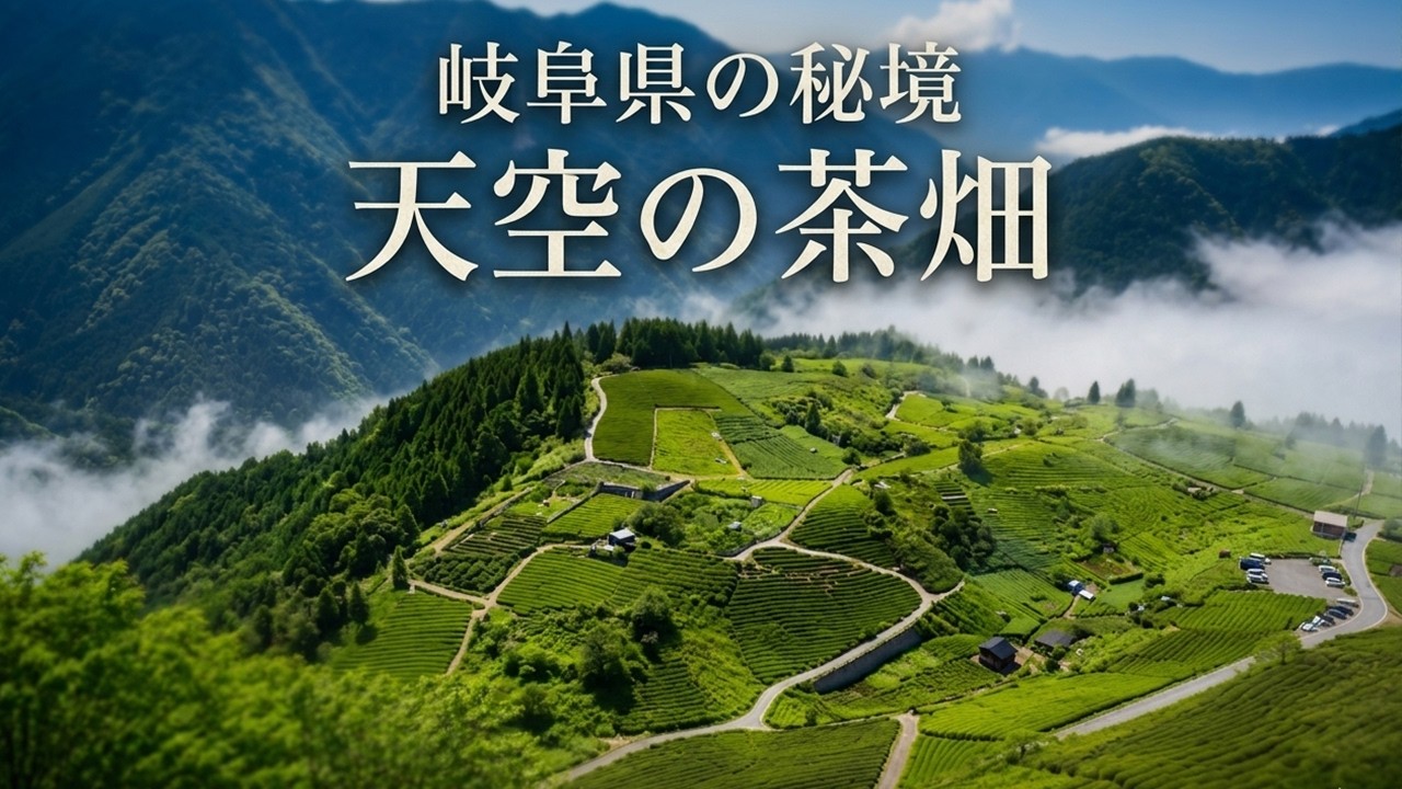 【岐阜の秘境】日本のマチュピチュ 天空の茶畑|息をのむ緑の異世界