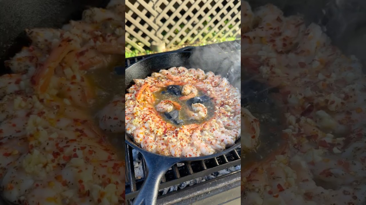 Open Fire Smoked Shrimp