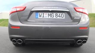Maserati Ghibli Diesel acceleration 0-100 km/h 0-60 mph - Autogefühl