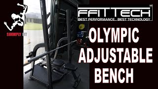 Ffittech Adjustable Olympic Bench Review