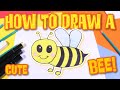 Let&#39;s Draw a Honey Bee Together Step By Step