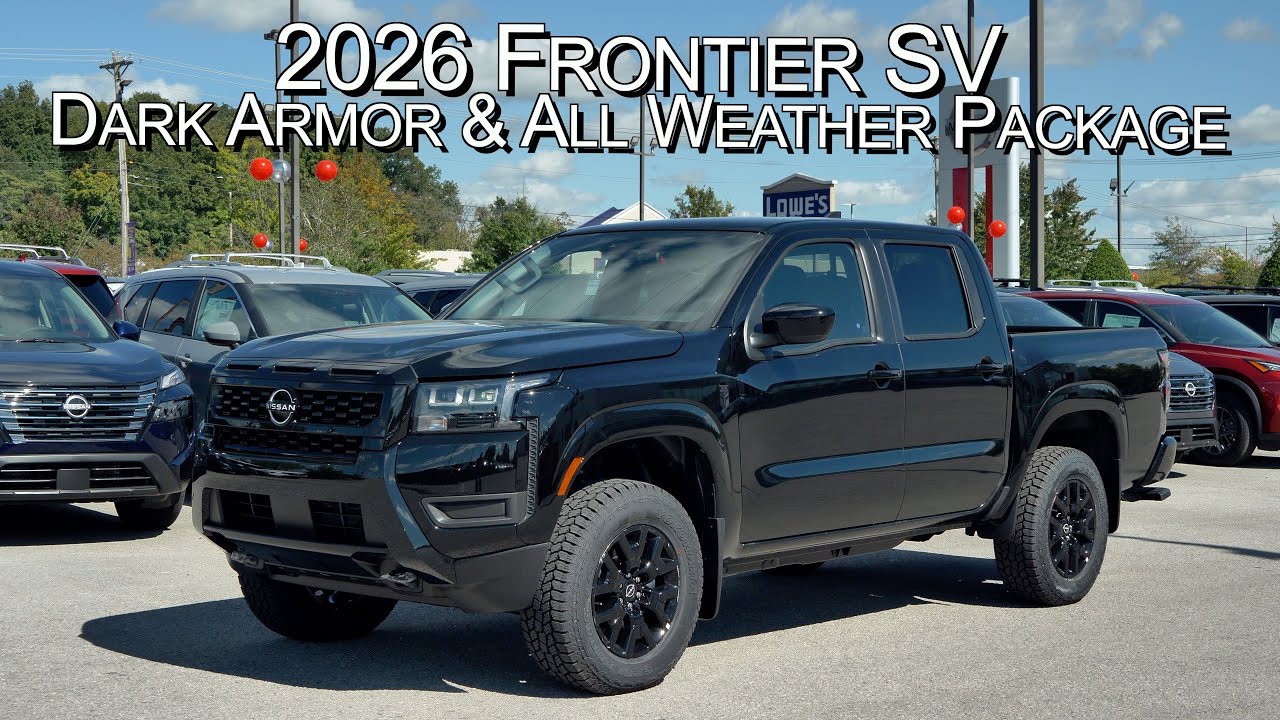 New 2026 Nissan Frontier SV Dark Armor & All Weather Package at Nissan of Cookeville