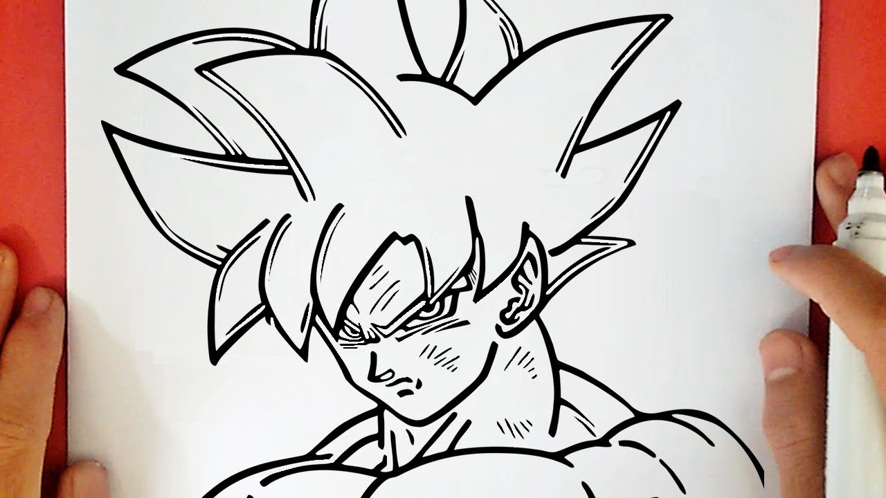Come Disegnare Goku Ultra Istinto Youtube