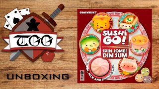 Sushi Go!: Spin Some for Dim Sum Board Game Unboxing
