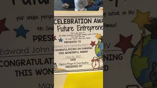 Details Future Entrepreneur Proud Mom Moment 4th Grade Awards Humble ISD Mrs Morgan Child Genius EJCK4 Update