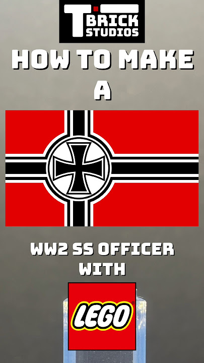 LEGO WW2 NAZI SS OFFICER TUTORIAL #legomilitary #legoww2 #pureevil #germany #legowar #brickarms