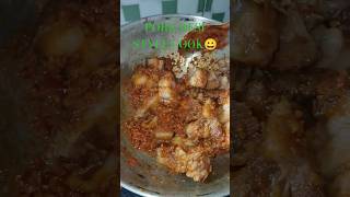 कड़ाई Pork  #shorts #cooking #pork #ytshorts