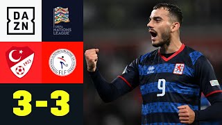 Luxemburg überrascht bei Tor-Spektakel: Türkei - Luxemburg 3:3 | UEFA Nations League | DAZN