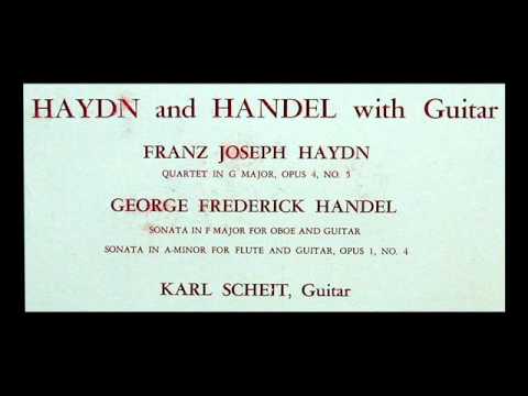 Handel: Guitar and Oboe Sonata in F major - Alfred...