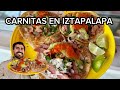 Tacos de carnitas el Jacal con salsa deliciosa, EXTRA picosa en Iztapalapa