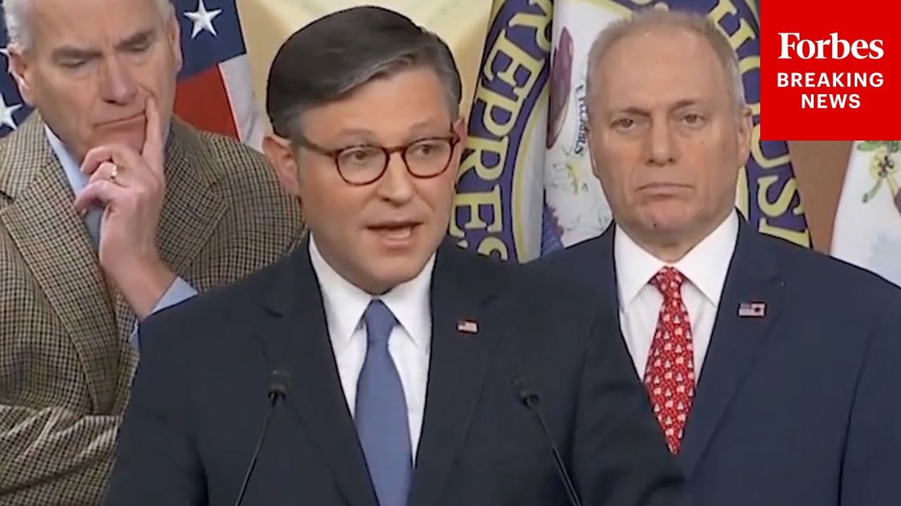 Johnson To Reporters: Ask Dems Why They Didn't Do 'A Darn Thing' On Epstein Files During Biden Era