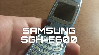Обзор про Samsung SGH-E600