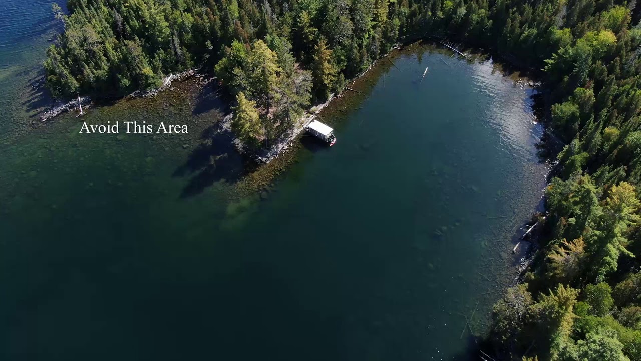 Temagami Houseboat 2019 Episode 12, Video 3 Water's Bay Drone