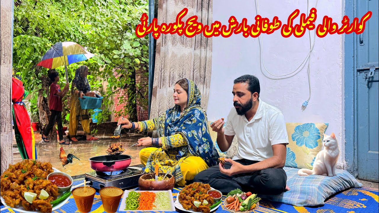 Rainy Day Snack Chai Pakora|Veg Pakora Recipe|Quarter Wali Family ka Barish men Nuksan|HardLife|