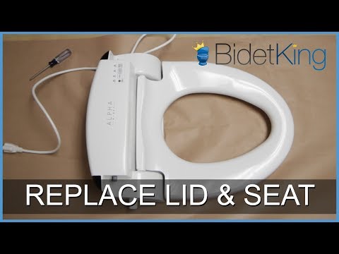 How to Replace the Bidet&rsquo;s Lid and Seat | BidetKing.com