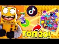 ТОП 20 ТИКТОК МОНТАЖ в BRAWL STARS РЕАКЦИЯ РОБЗИ! СМЕШНЫЕ МОМЕНТЫ ИЗ Tik Tok в BRAWL STARS