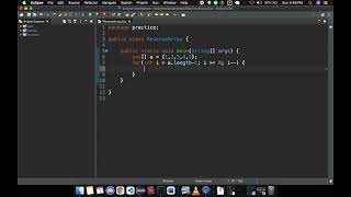 Reverse an array in java