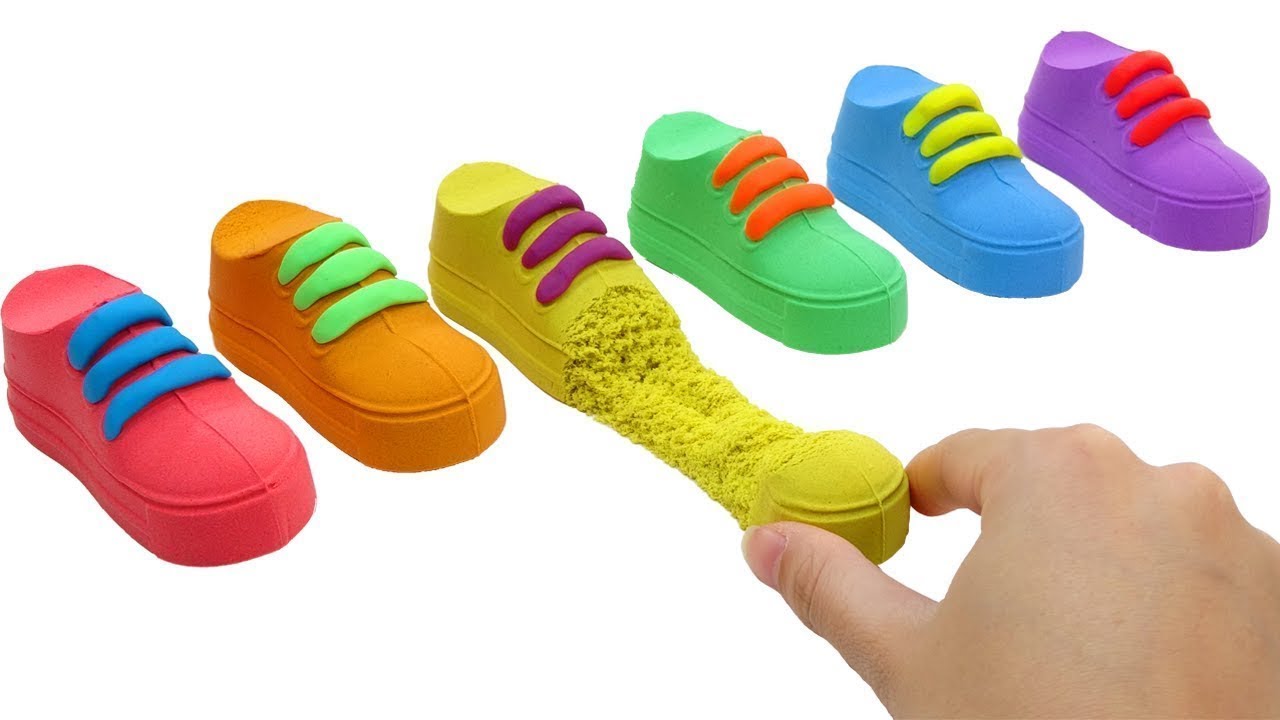 SKIP TO MY LOU 💖 Making Rainbow Shoes with Mad Mattr 💖 Nursery Rhymes & Song