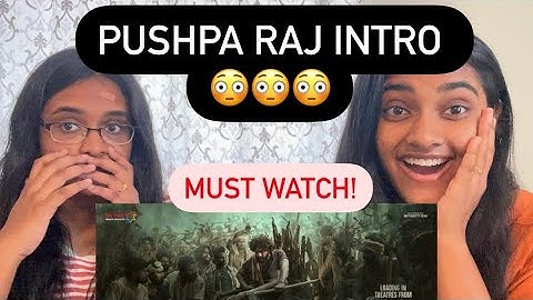 Introducing Pushpa Raj | Allu Arjun | Pushpa | Rashmika | Fahadh Faasil | DSP | Sukumar