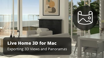 Exporting 3D Views and Panoramas - Live Home 3D for Mac Tutorials