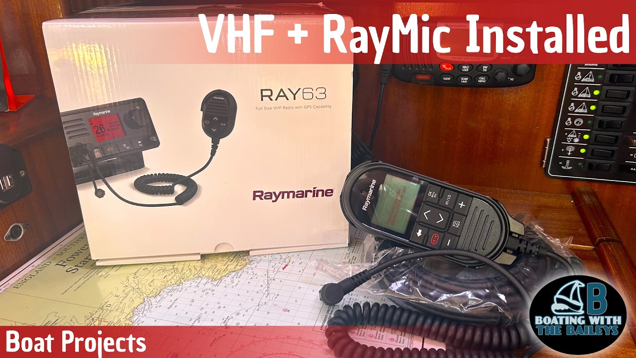 ⁣Installing a Raymarine Ray63 VHF & RayMic | Complete Marine Radio Setup