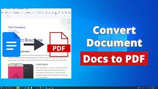 How to Turn a Google Docs File Into a PDF