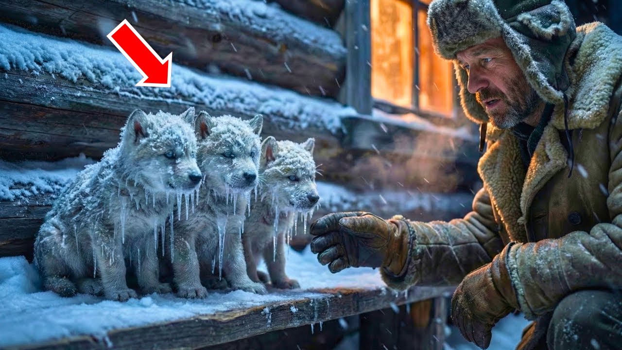 USAMLJENI ČOVJEK PRONAŠAO JE U SNIJEGU 3 BEBE VUKOVA, I TO JE PROMIJENILO NJEGOV ŽIVOT...